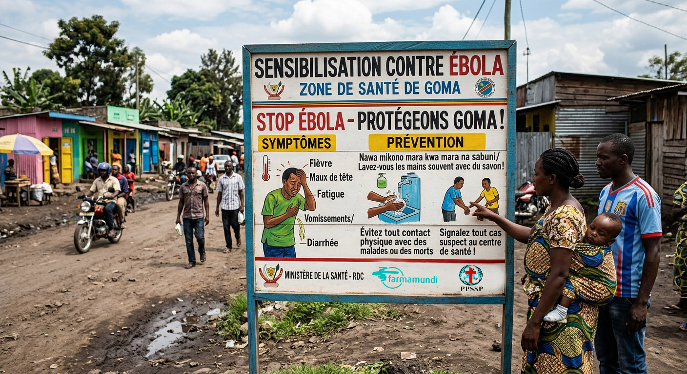 Face à Ebola, Goma en action : renforcer les communautés aujourd´hui pour protéger des vies demain